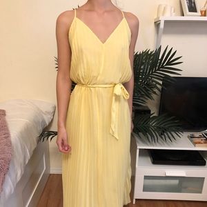 BAR ||| yellow summer maxi dress
